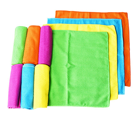 Mikrofasertuch, 10er Pack, bunt gemischt 30 x 30cm, 60°C-waschbar-K00330