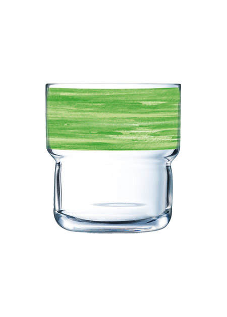 Stapelglas Brush Green, 22cl-N7017