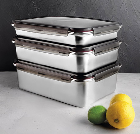 Vorratsdose 5L, 32x21x7cm, Ecoinox Pro collection