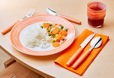 Kaffeelöffel groß PIXEL, mango, 16,4cm,