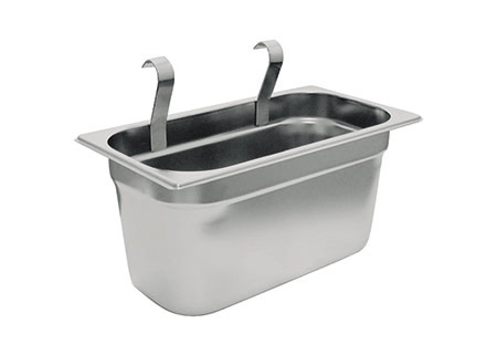 Bestecksammler, GN 1/3, 18/10, 2 Haken
