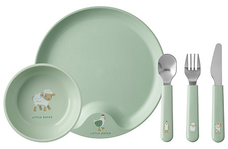 Kinderschale Ø12,7cm, 0,3l, Farm grün, Dekor Schaf