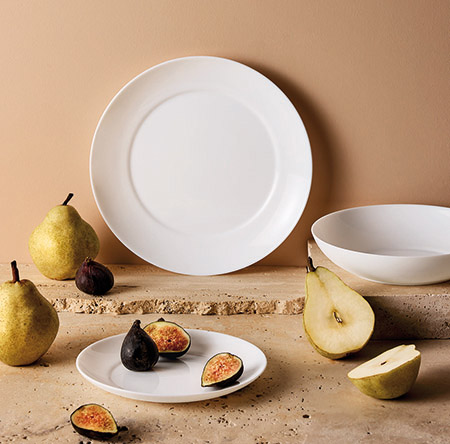 Multischale Apy White 16cm, H 5cm, Hartglas