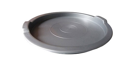 Kunststoffdeckel PP, grau Ø18cm