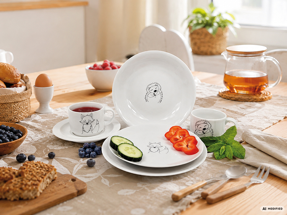 Obertasse 18cl, Motiv Igel, Waldbande