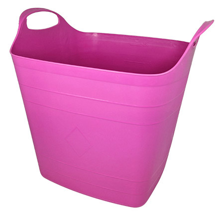 Tragekorb flexibel pink, 25L Kunststoff PP