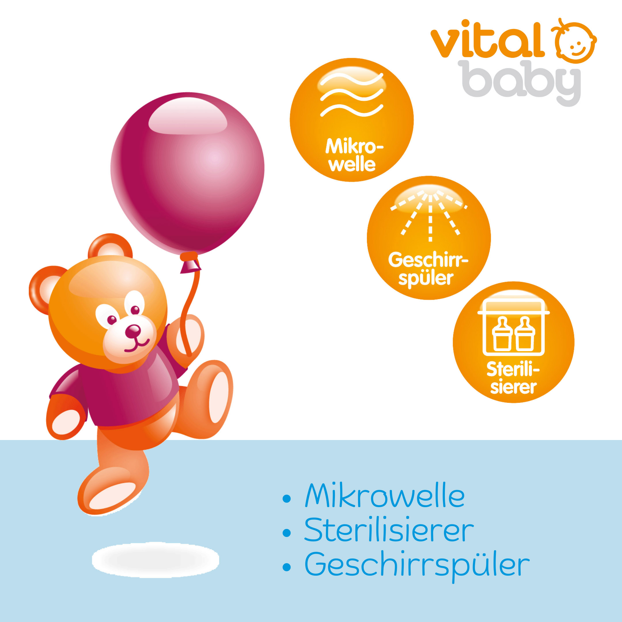 Kinderlöffel-Set 5tlg. grün, ab 6 Monate geeignet