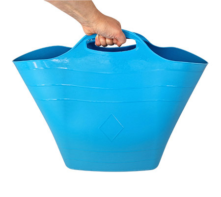 Tragekorb flexibel hellblau, 25L Kunststoff PP