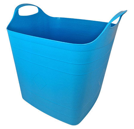 Tragekorb flexibel hellblau, 25L Kunststoff PP