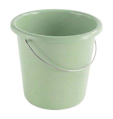 Haushaltseimer frühlingsgrün, 5L, mit Metallbügel