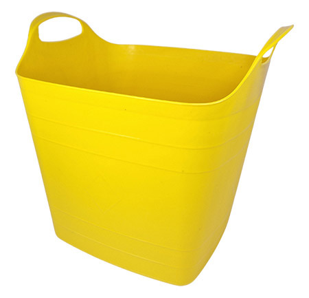 Tragekorb flexibel dunkelgelb, 25L Kunststoff PP