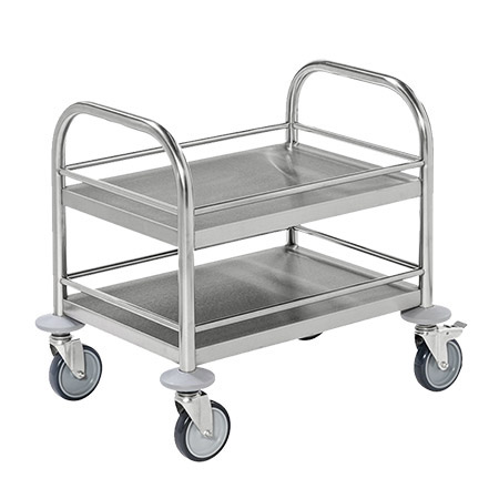 MINI-Servierwagen, 2 Borde je mit Reling