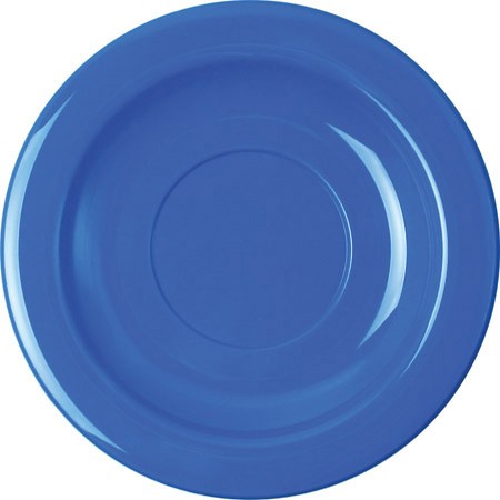 Untertasse, 14cm, blau, PP