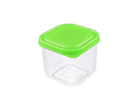 Freshbox, 0,35 L, quadratisch, grüner Deckel,