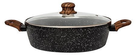 Schmorpfanne CRISPY good BIG, 28cm, mit Glasdeckel
