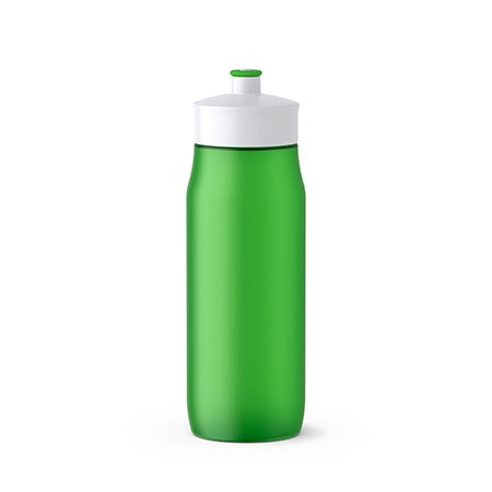 Trinkflasche Squeeze grün, 0,6L, PE, mit