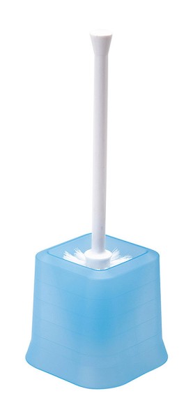 WC-Garnitur, Square, blau, 2-tlg. Kunststoff