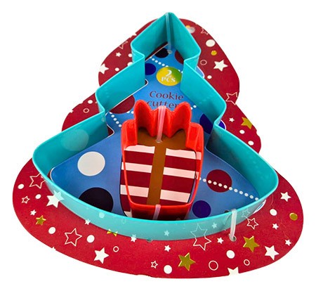 Plätzchen-Set 2-teilig, Tannenbaum grün