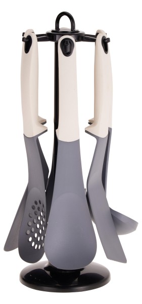 Küchenhelfer-Set taupe, 7-teilig Kunststoff PBT