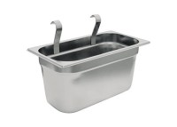 Bestecksammler, GN 1/3, 18/10, 2 Haken Bestecksammler, GN 1/3, 18/10, 2 Haken