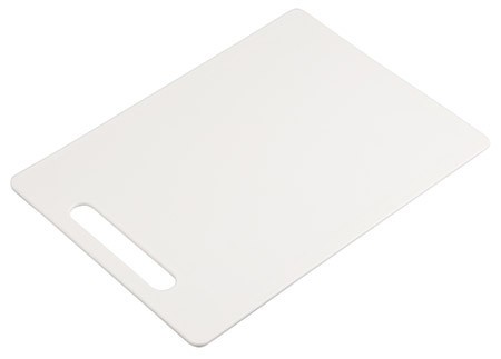 Schneidbrett, weiß, 33,5x23,5x0,5cm,