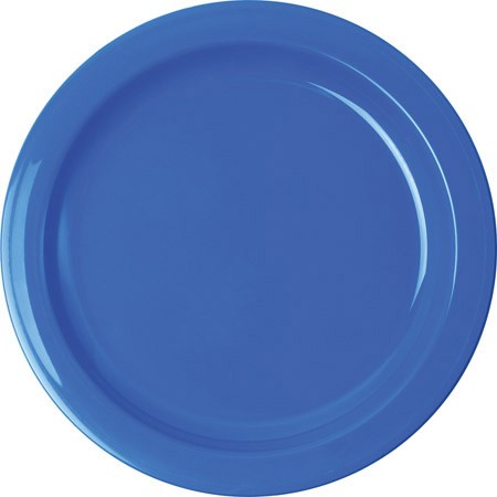 Teller flach, 21,5cm, blau, PP