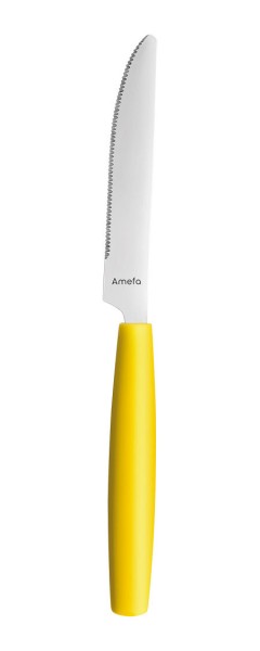 Menümesser PIXEL, yellow, 22,4cm,