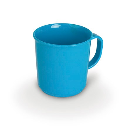 Henkelbecher, 0,2l, hellblau, Ø 7cm, H 7,5cm