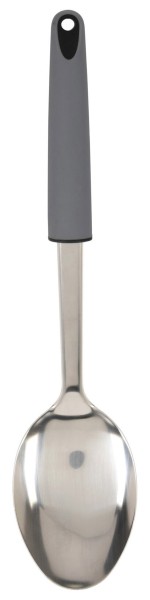 Servierlöffel grau, 31cm, mit Kunststoffgriff
