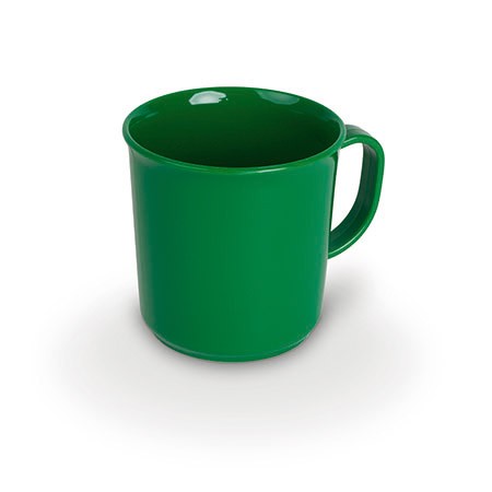 Henkelbecher, 0,2l, grün, Ø 7cm, H 7,5cm