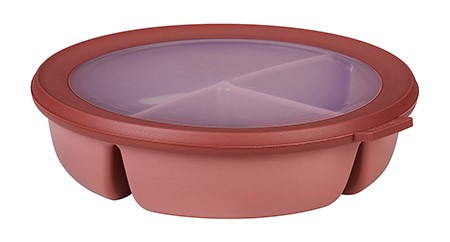 Mulitschale 3-geteilt, vivid mauve, Bento Bowl