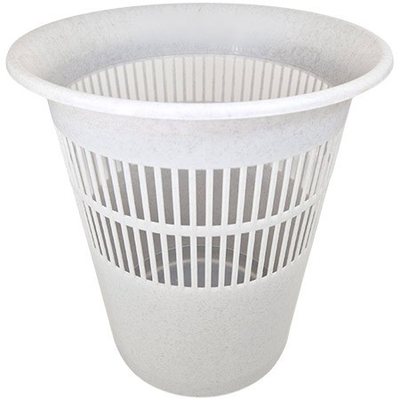 Papierkorb Kunststoff PP grau