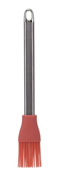 Backpinsel, coral, 28cm, Silikon, Metallstiel