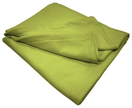 Kuscheldecke grün, 75x100cm, Premium Fleece