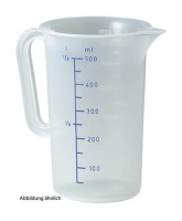 Messbecher, PP-transparent, 1,0Ltr., Messbecher, PP-transparent, 1,0Ltr.,