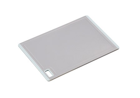 Schneidbrett hellgrau/mint, 30x20x0,9cm,
