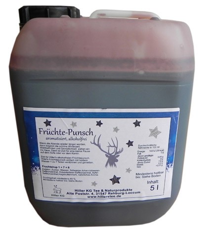 Früchte-Punsch, alkoholfrei 5Ltr.