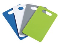 Schneidbretter 4-er Set, 24,3x14,5x0,5cm, Schneidbretter 4-er Set, 24,3x14,5x0,5cm,