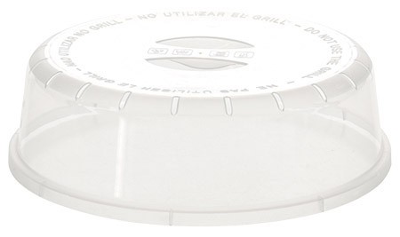 Tellerglocke/Mikrowellenhaube, Ø24cm, transparent