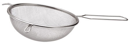 Passiersieb, Ø25cm, Edelstahl, mit Drahtgriff
