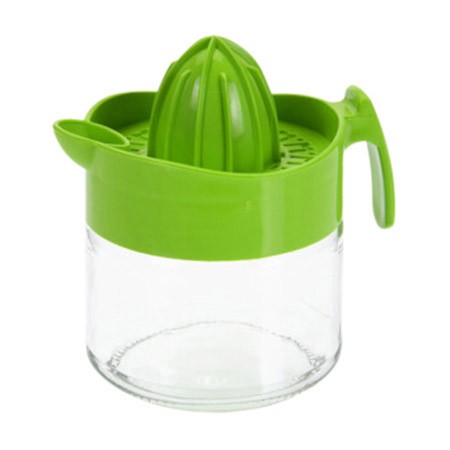 Zitruspresse grün, Kunststoff / Glasbehälter 0,3L