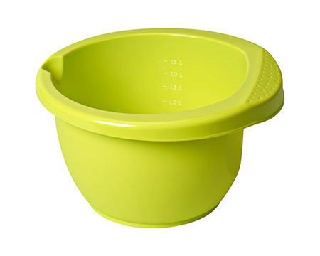 Rührschüssel 2,5L ONDA lime-grün, PP