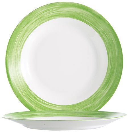 Teller flach, 25,2cm, Brush Green