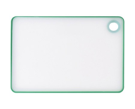 Schneidbrett transparent/grün 23x16x0,7cm