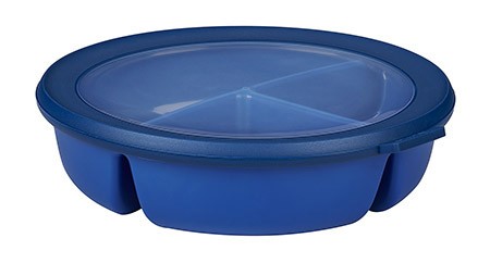 Mulitschale 3-geteilt, vivid blue, Bento Bowl