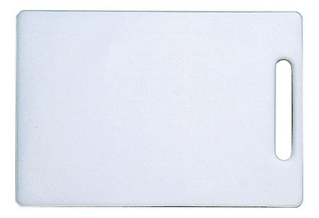 PP-Schneidebrett, weiß, 24x15x1cm