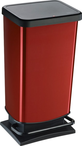 Treteimer PASO, 40Ltr., rot metallic