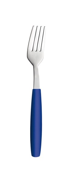 Dessertgabel PIXEL, royalblau, 17,8cm,