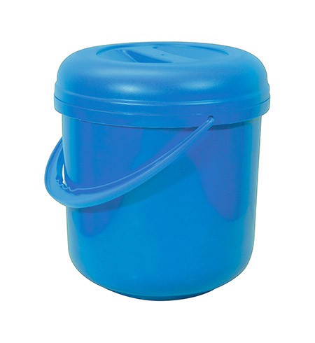 Deckeleimer blau, 10Ltr. mit Kunststoffbügel