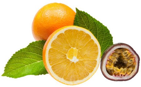 Orangen-Maracuja-Früchtetee- Filterkette